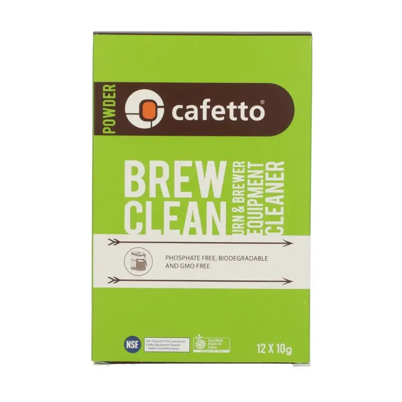 Cafetto Brew Clean 12x10g Sachet Box