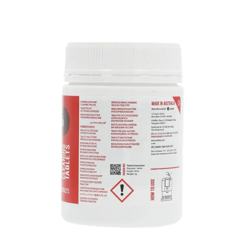 Cafetto F20 Espresso Machine Cleaning Tablets 2.0g - 100 Tablets