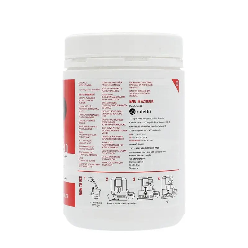 CAFETTO MFC RED TABLETS (4.0g) - 100 TABLETS