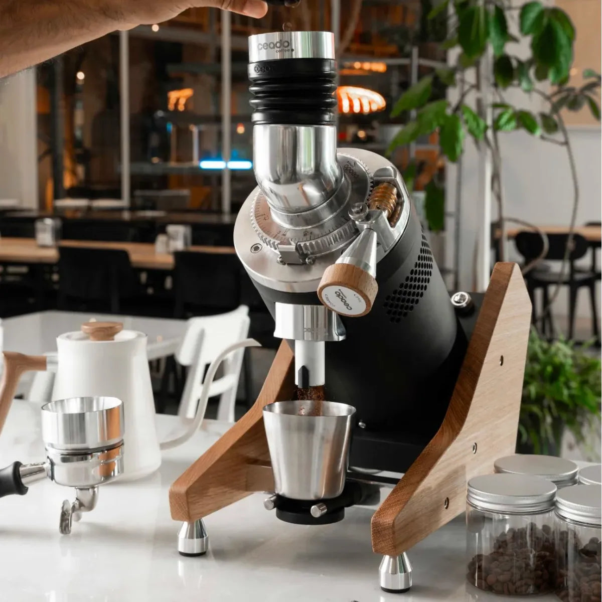 Ceado - Ceado E37Z Naked Professional Single - Dose Zero - Retention Espresso Grinder - Espresso Grinder - Prime Coffee Suppliers