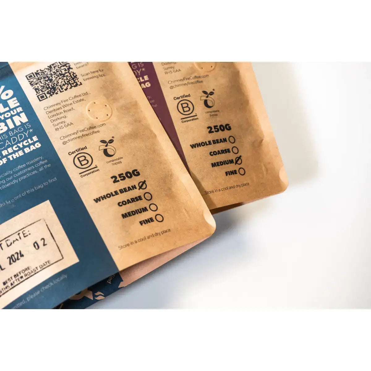 Chimney Fire Peru Coffee Beans - Chocolate, Biscuit, Blackberry