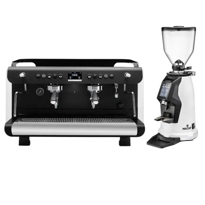 Cime Saturno MB-60 2 Group Espresso Machine + Macap Supra 83 G Series Grinder - Commercial Bundle Kit