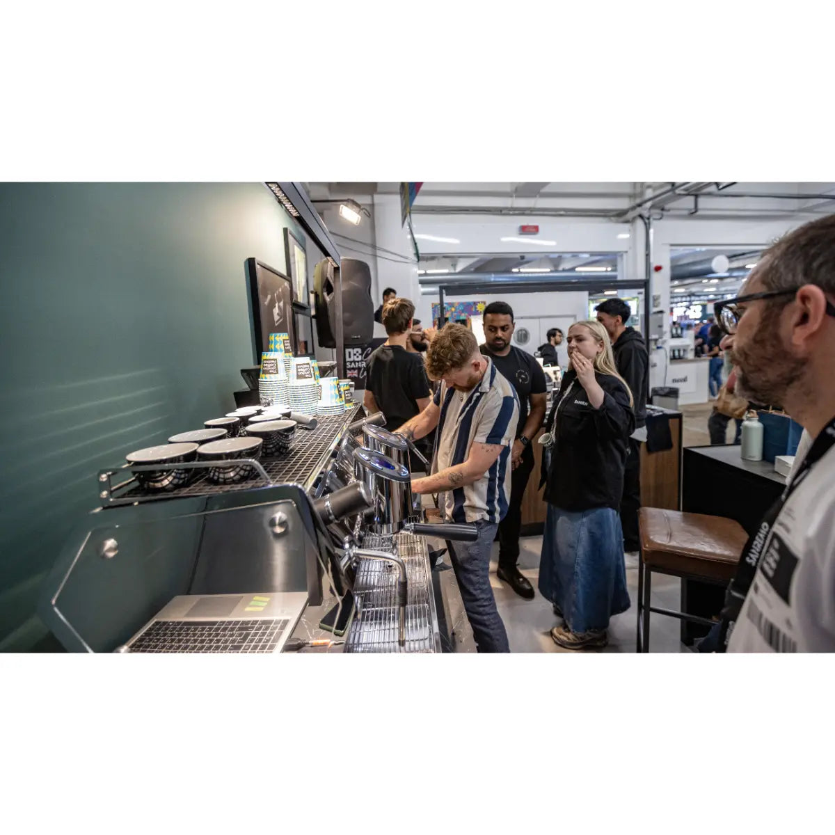 Sanremo D8 Competition at London Coffee Festival with Prime Coffee Suppliers