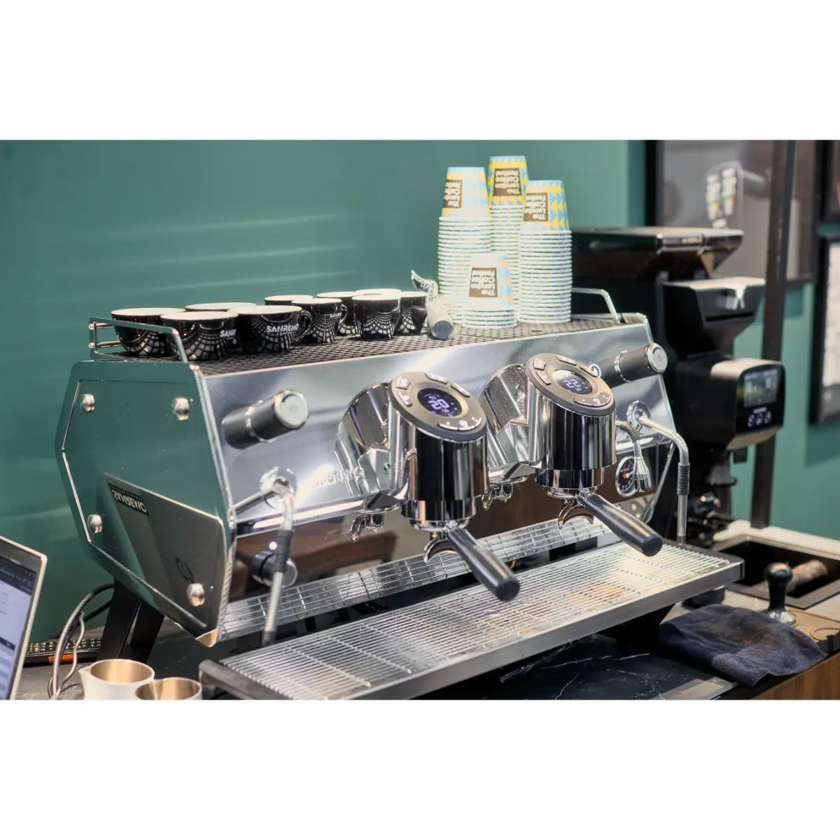 Sanremo D8 Espresso Machine - Stainless Steel - Prime Coffee Suppliers at London Coffee Festival 2025