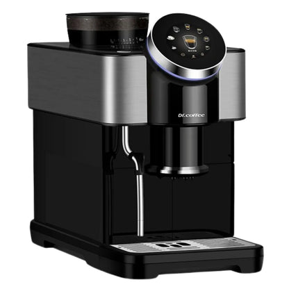 Dr. Coffee H1 Espresso Machine - Bean to Cup + Noise-Free Small Flat Burrs - Espresso Machine - Prime Coffee Suppliers