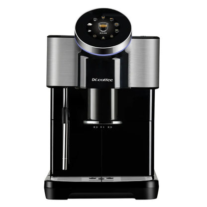 Dr. Coffee H1 Espresso Machine - Bean to Cup + Noise-Free Small Flat Burrs - Espresso Machine - Prime Coffee Suppliers