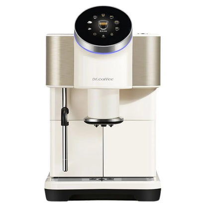 Dr. Coffee H1 Espresso Machine - Bean to Cup + Noise-Free Small Flat Burrs - Espresso Machine - Prime Coffee Suppliers