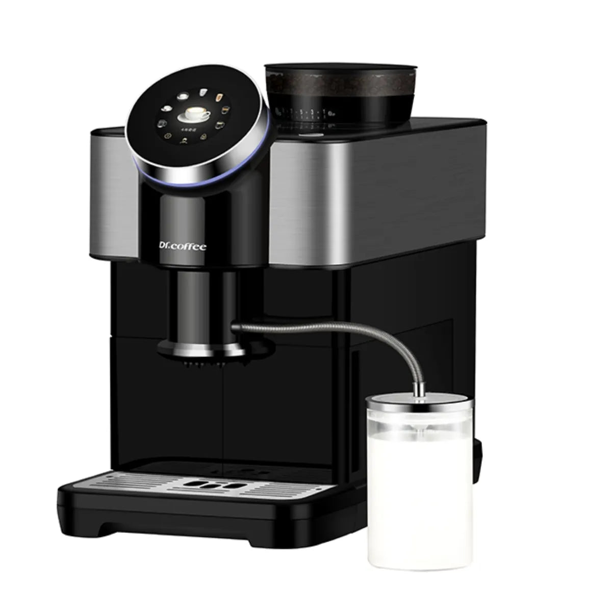 Dr. Coffee H2 Espresso Machine - Bean to Cup, Automatic Milk-Pipe System - Espresso Machine - Prime Coffee Suppliers