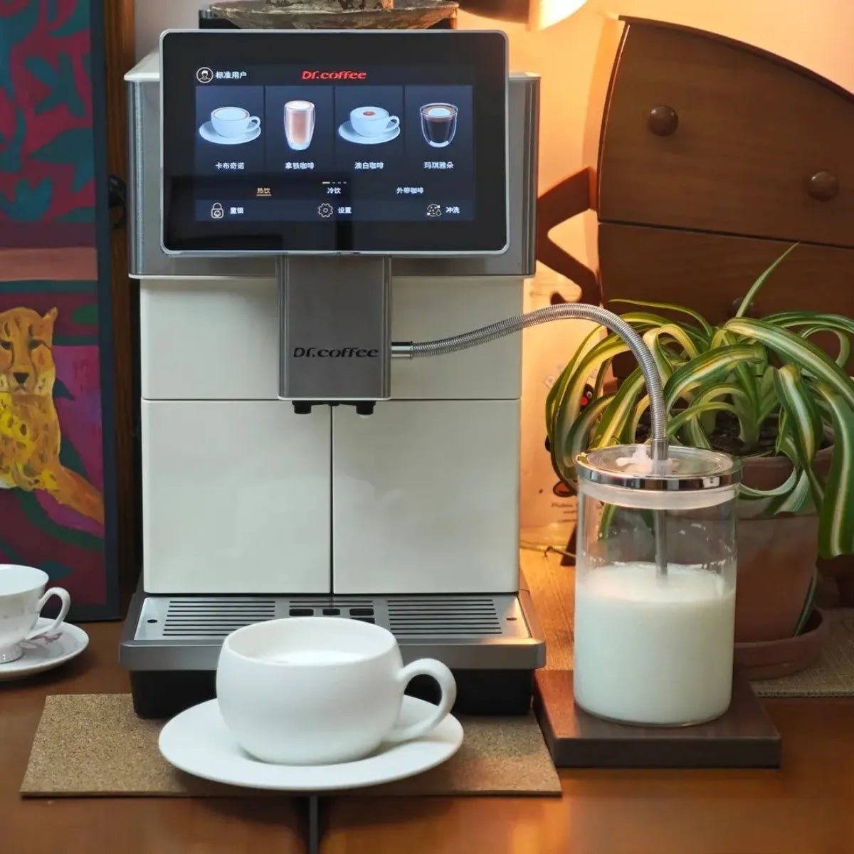 Dr. Coffee H3 Espresso Machine - Bean to Cup, Fully Automatic  - Espresso Machine - Prime Coffee Suppliers