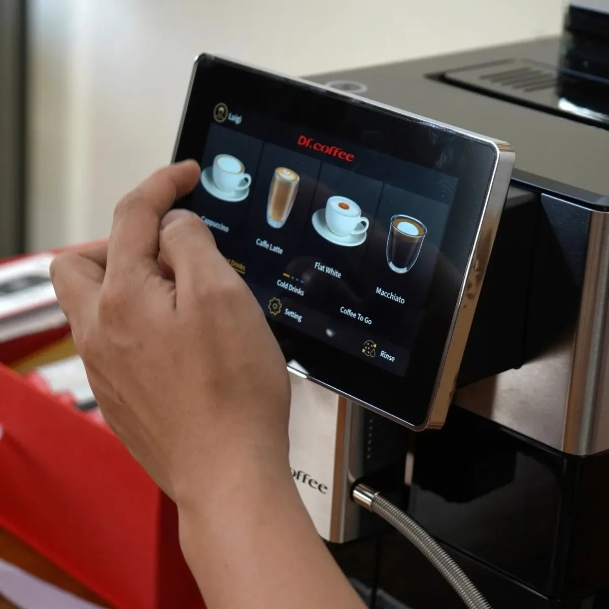Dr. Coffee H3 Espresso Machine - Bean to Cup, Fully Automatic  - Espresso Machine - Prime Coffee Suppliers