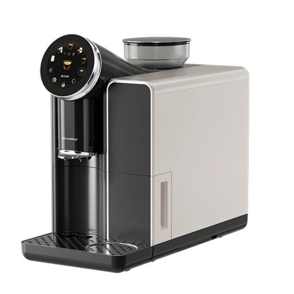 Dr. Coffee S01 Espresso Machine - Bean to Cup Fully Automatic, Ceramic Flat Burr