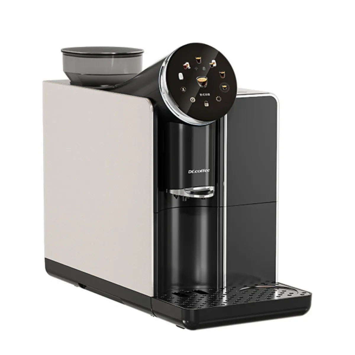 Dr. Coffee S01 Espresso Machine - Bean to Cup Fully Automatic, Ceramic Flat Burr