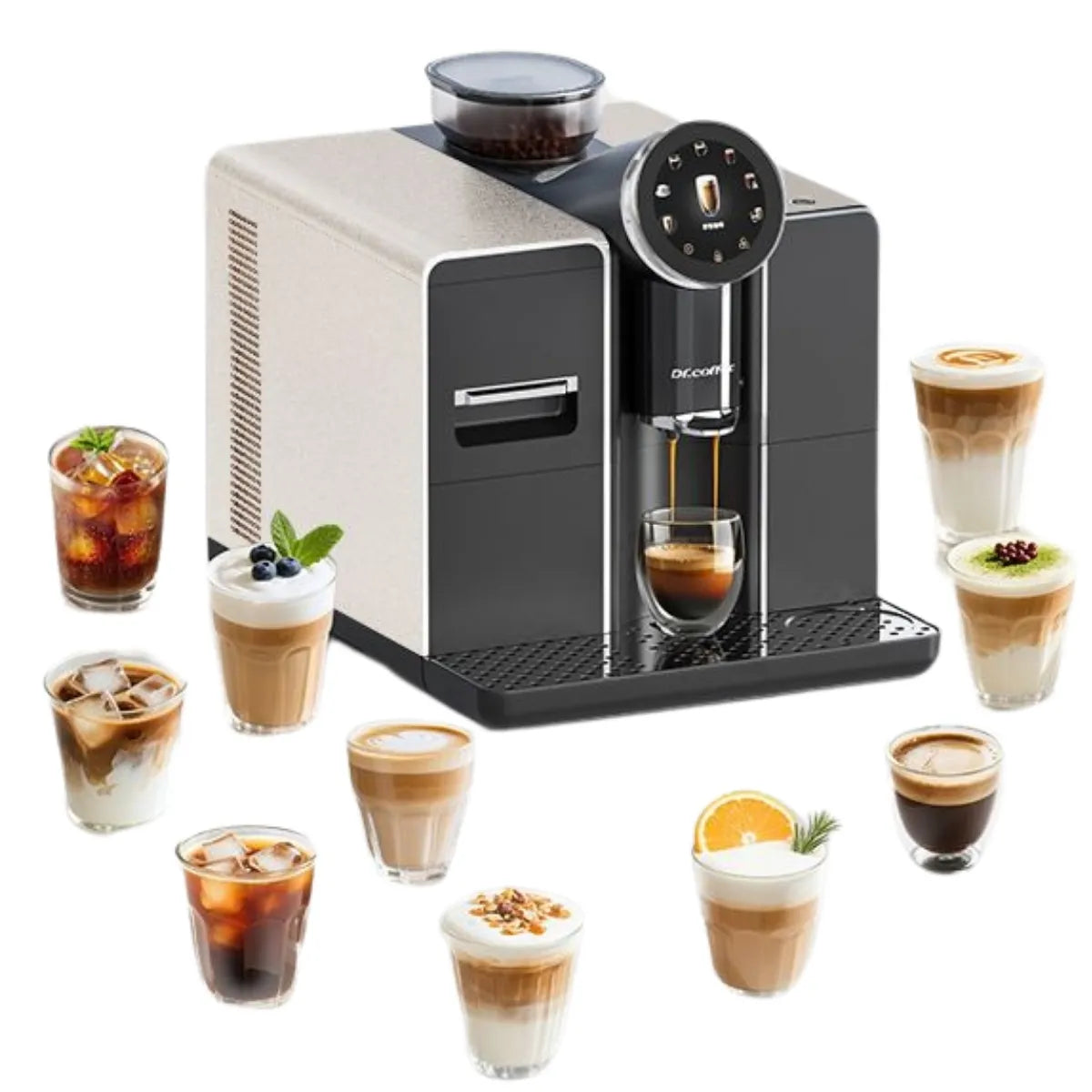 Dr. Coffee S02 Espresso Machine - Bean to Cup + Fully Automatic