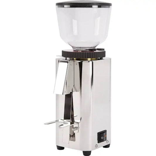ECM C-Manuale 54 Espresso Grinder - 54mm Flat Burrs Polished Silver