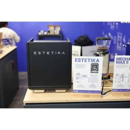 ECM Estetika Espresso Machine - Dual Boiler System with 3CT London Coffee Festival 2026 - Prime Coffee Suppliers