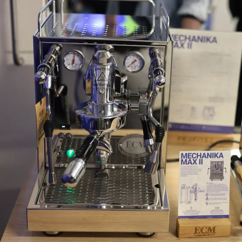 ECM Mechanika MAX II Espresso Machine - Advanced One-way HX System
