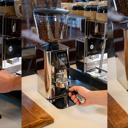  ECM Exacto 64 Espresso Grinder - Grind by Weight + 64mm Stainless Steel Burrs - Espresso Grinder - Prime Coffee Suppliers