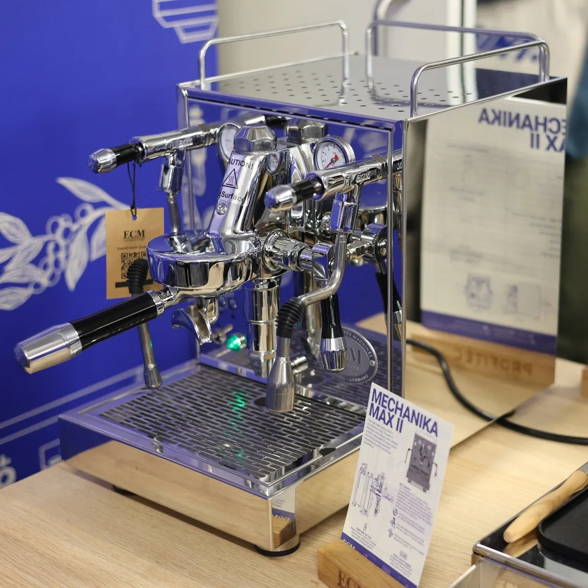 ECM Mechanika MAX II Espresso Machine - Advanced One-way HX System - Espresso Machine - Prime Coffee Suppliers