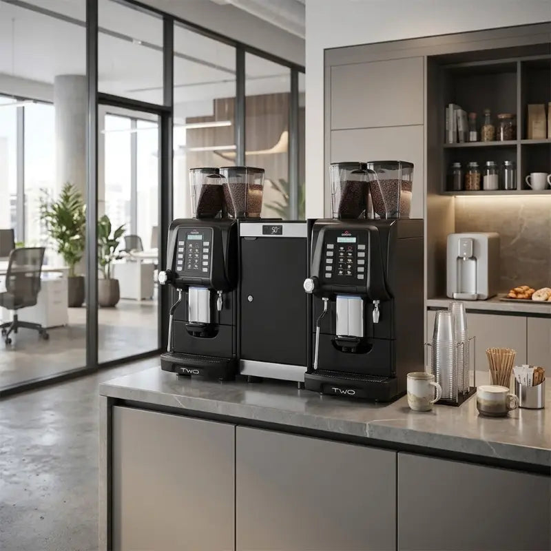Egro Two Top Milk Super Automatic Coffee Machine - High Volume 600 cups/day