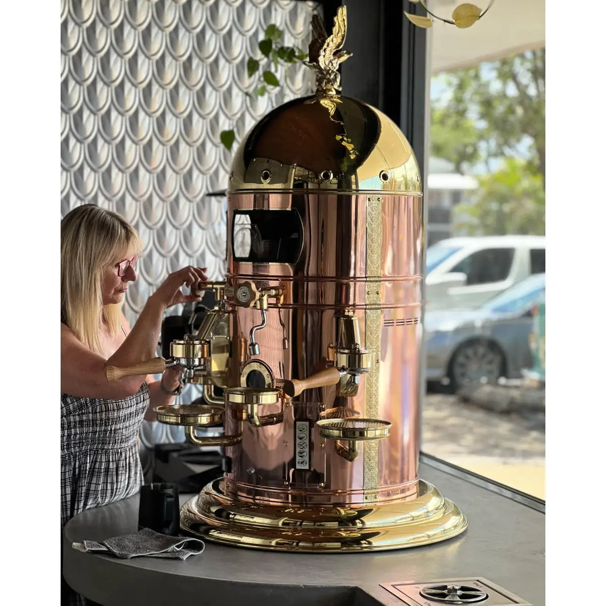 Elektra Belle Epoque 2 Group Espresso Machine Copper-Brass
