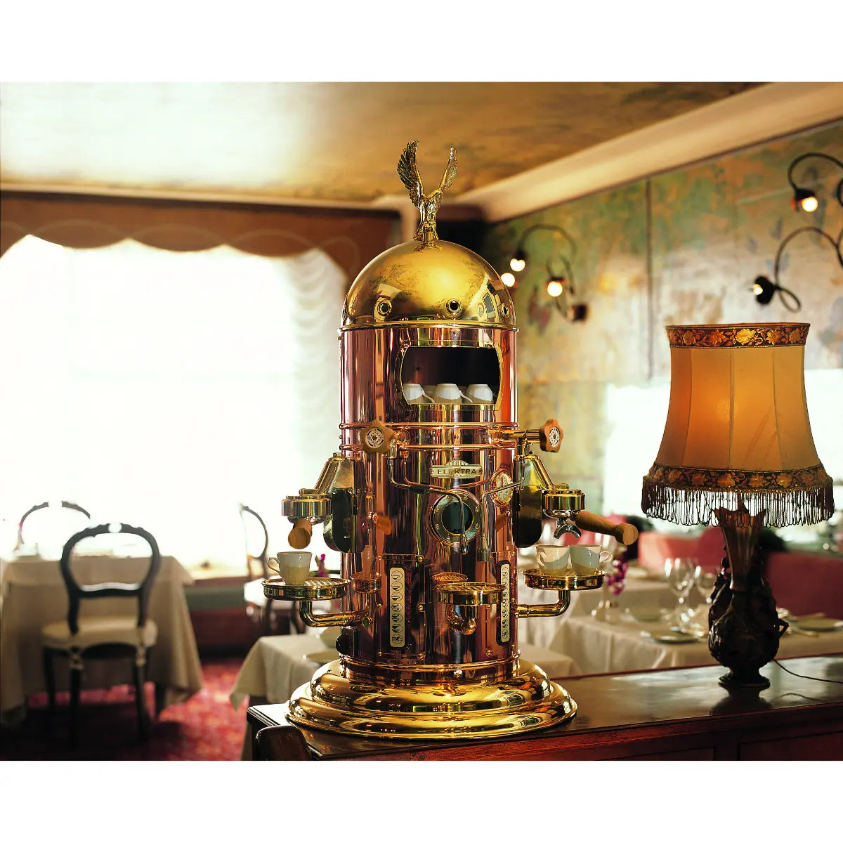 Elektra Belle Epoque 2 Group Espresso Machine Copper-Oxidized Brass