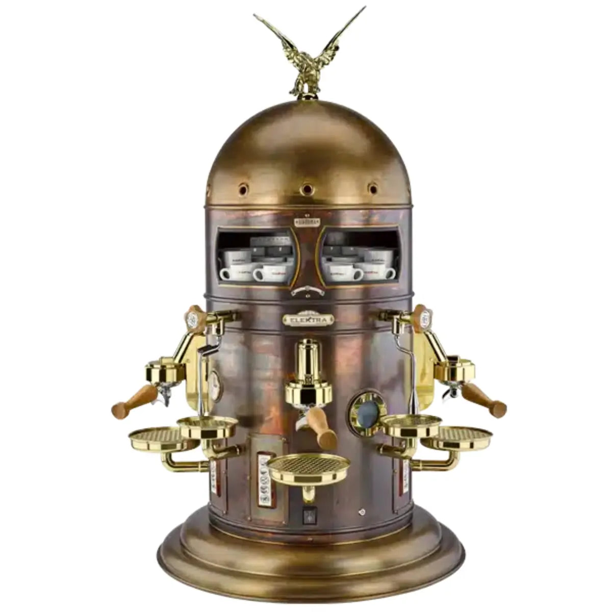 Elektra Belle Epoque 3 Group Espresso Machine Copper-Oxidized Brass