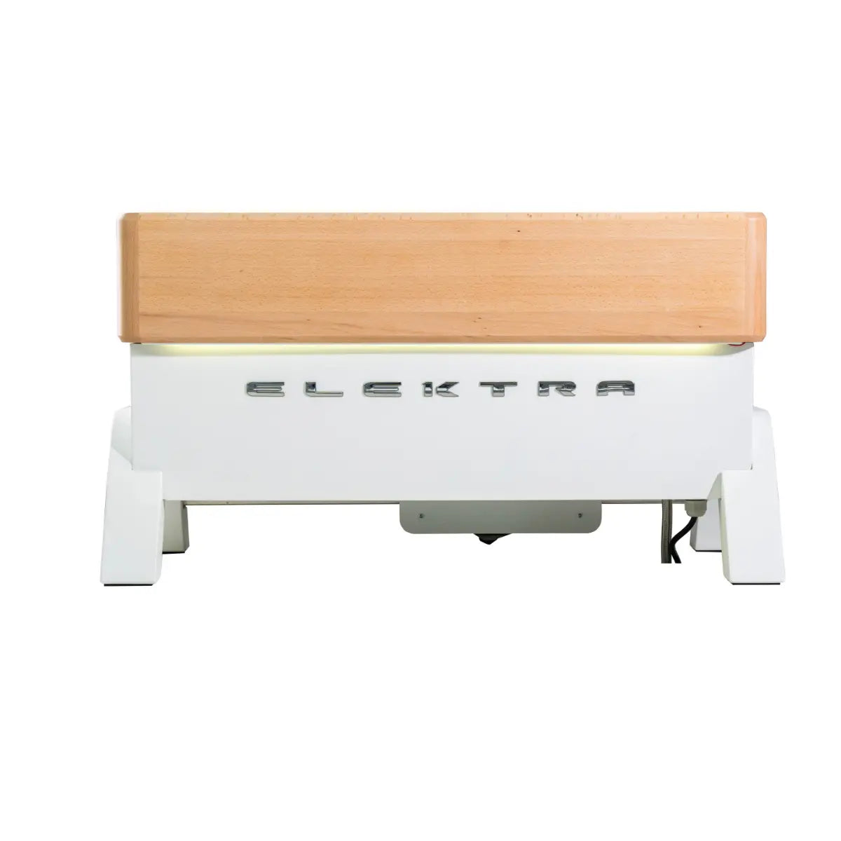Elektra Eklipto 2 Group Espresso Machine White and Wood