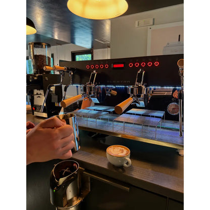 Elektra Eklipto 2 Group Espresso Machine Black and White
