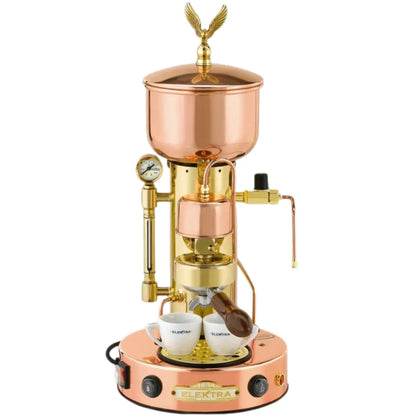 Elektra Micro Casa Semiautomatica Espresso Machine Copper and Brass