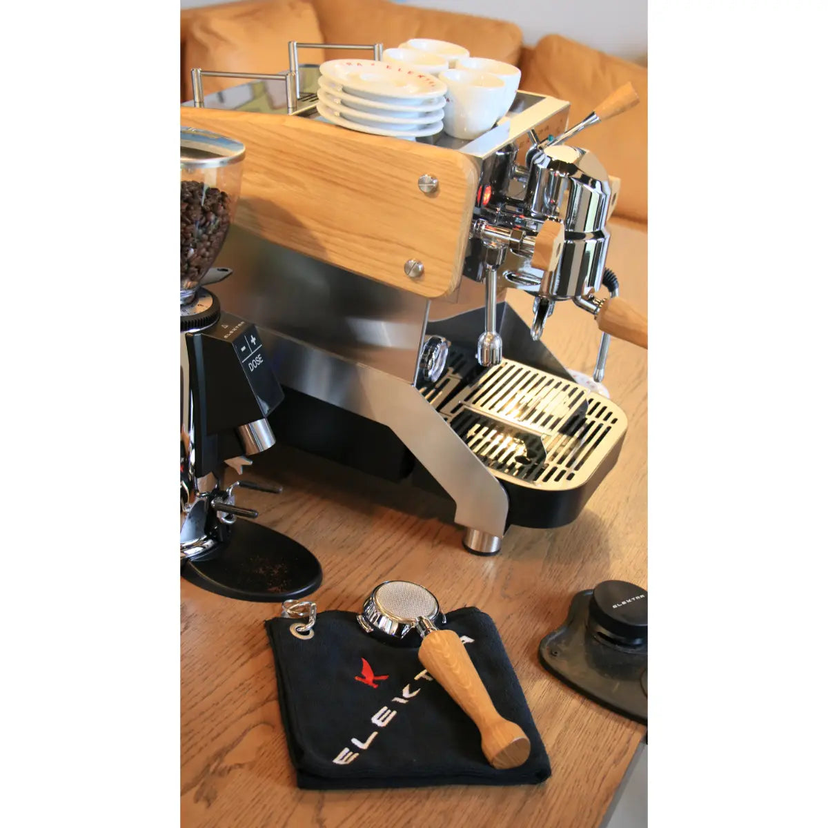 Elektra Verve Mini Espresso Machine - Dual Boiler Wood