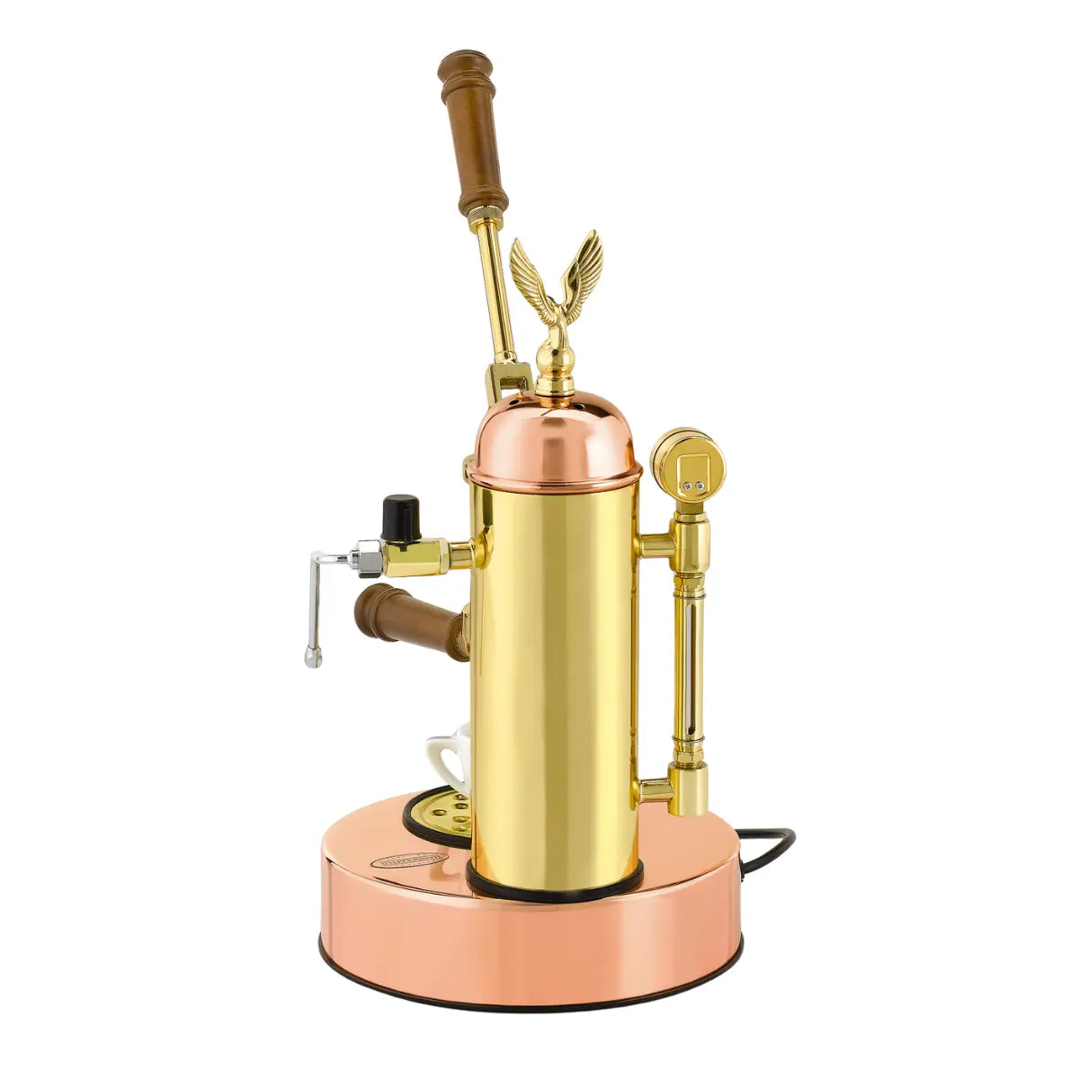 Elektra Micro Casa Leva Espresso Machine Copper Brass 3