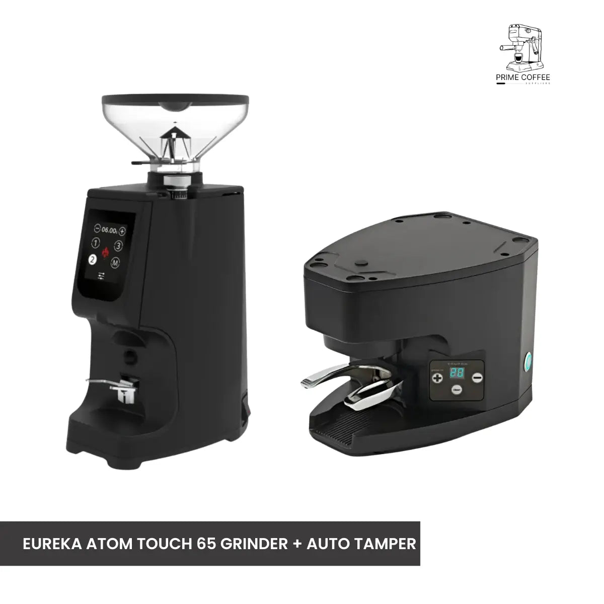 Eureka Atom Touch 65 Espresso Grinder + Atom Auto Tamper