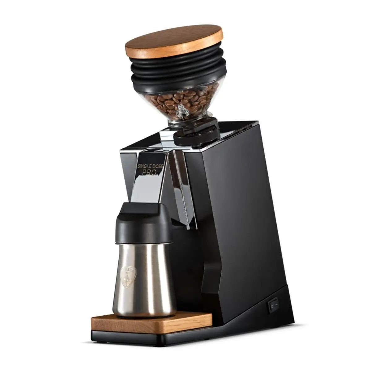 Eureka Oro Mignon Single Dose Pro Grinder - 65mm Flat Burrs Black