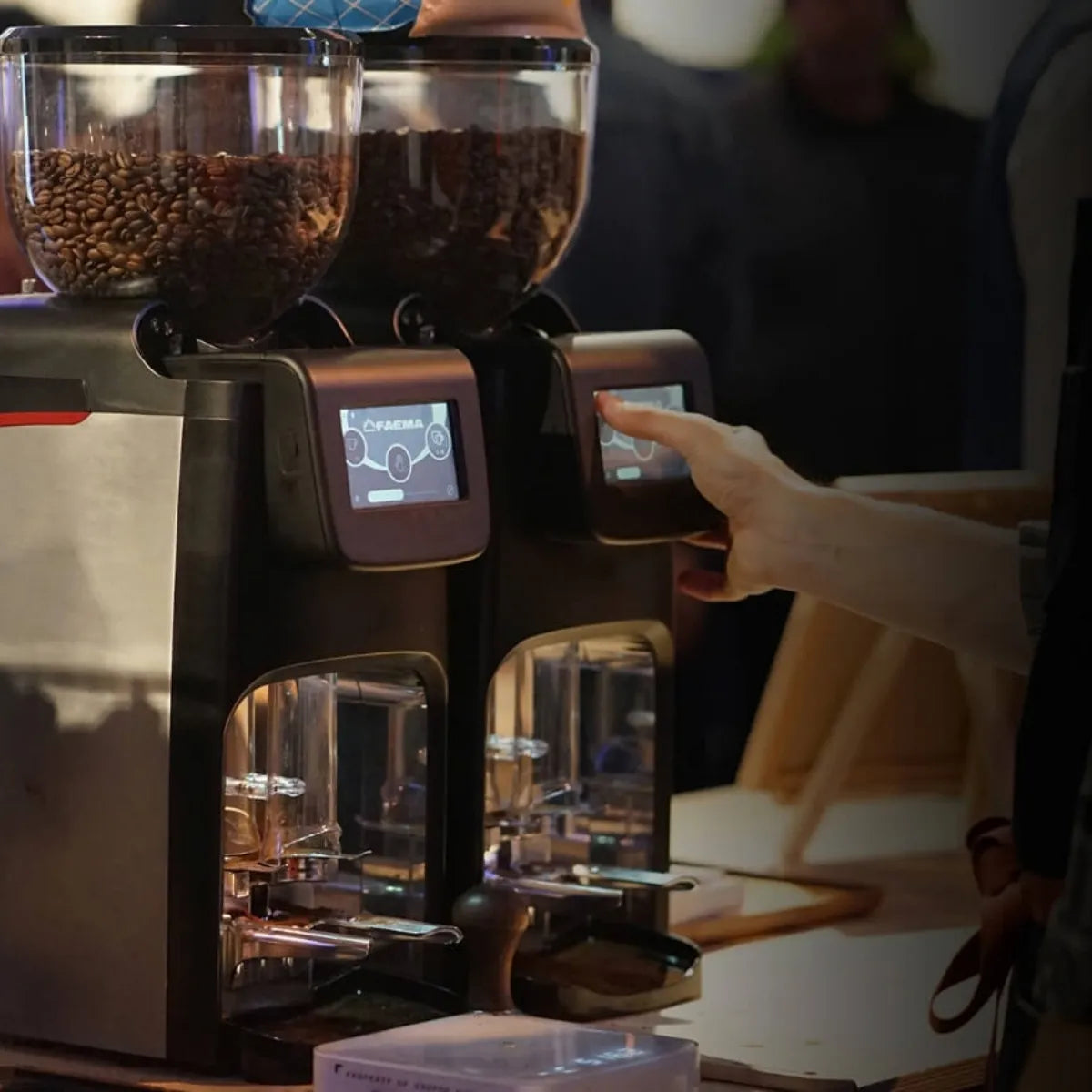 Faema Groundbreaker Coffee Grinder - 64mm Burrs + PGS/BDS/Autotamper - Coffee Grinder - Prime Coffee Suppliers