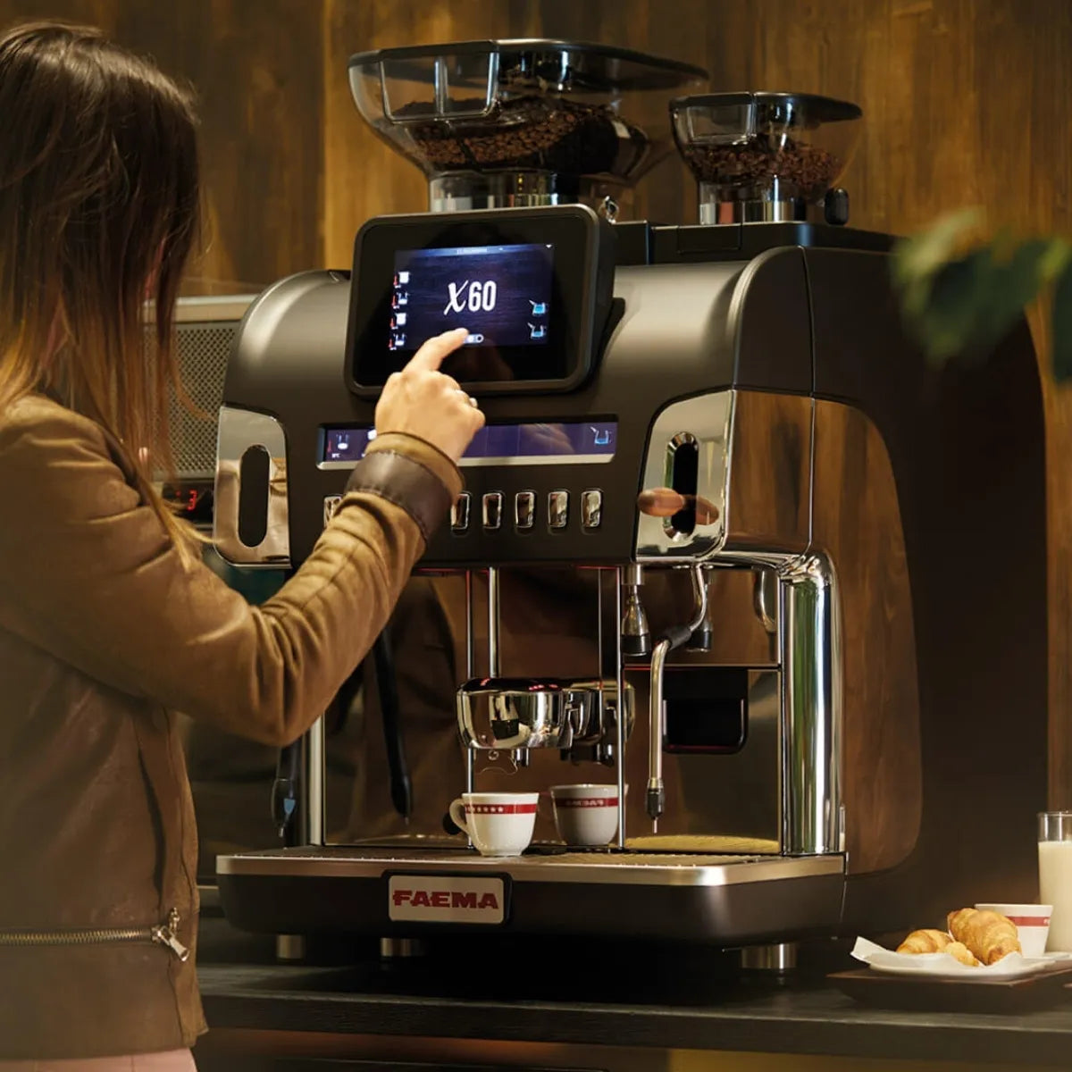 Faema X60 Espresso Machine - Bean to Cup + 600 Cups per Day - espresso Machine - Prime Coffee Suppliers