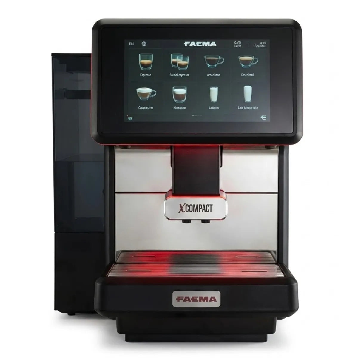 Faema XCompact Espresso Machine - Bean to Cup + 80 Cups per Day - Espresso Machine - Prime Coffee Suppliers