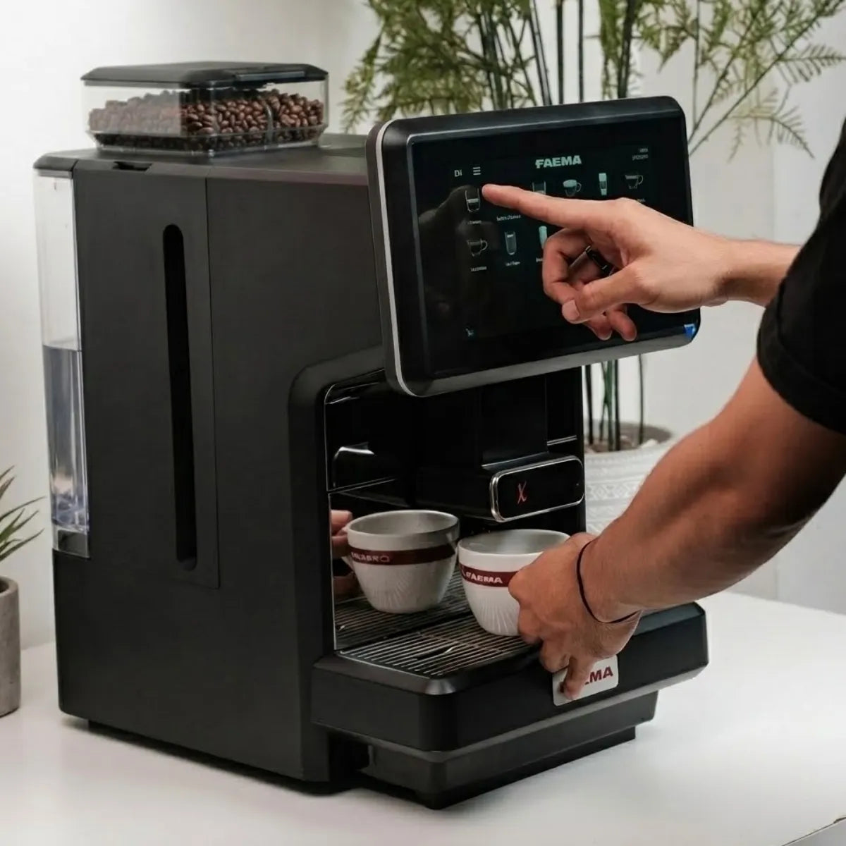 Faema XCompact Espresso Machine - Bean to Cup + 80 Cups per Day - Espresso Machine - Prime Coffee Suppliers