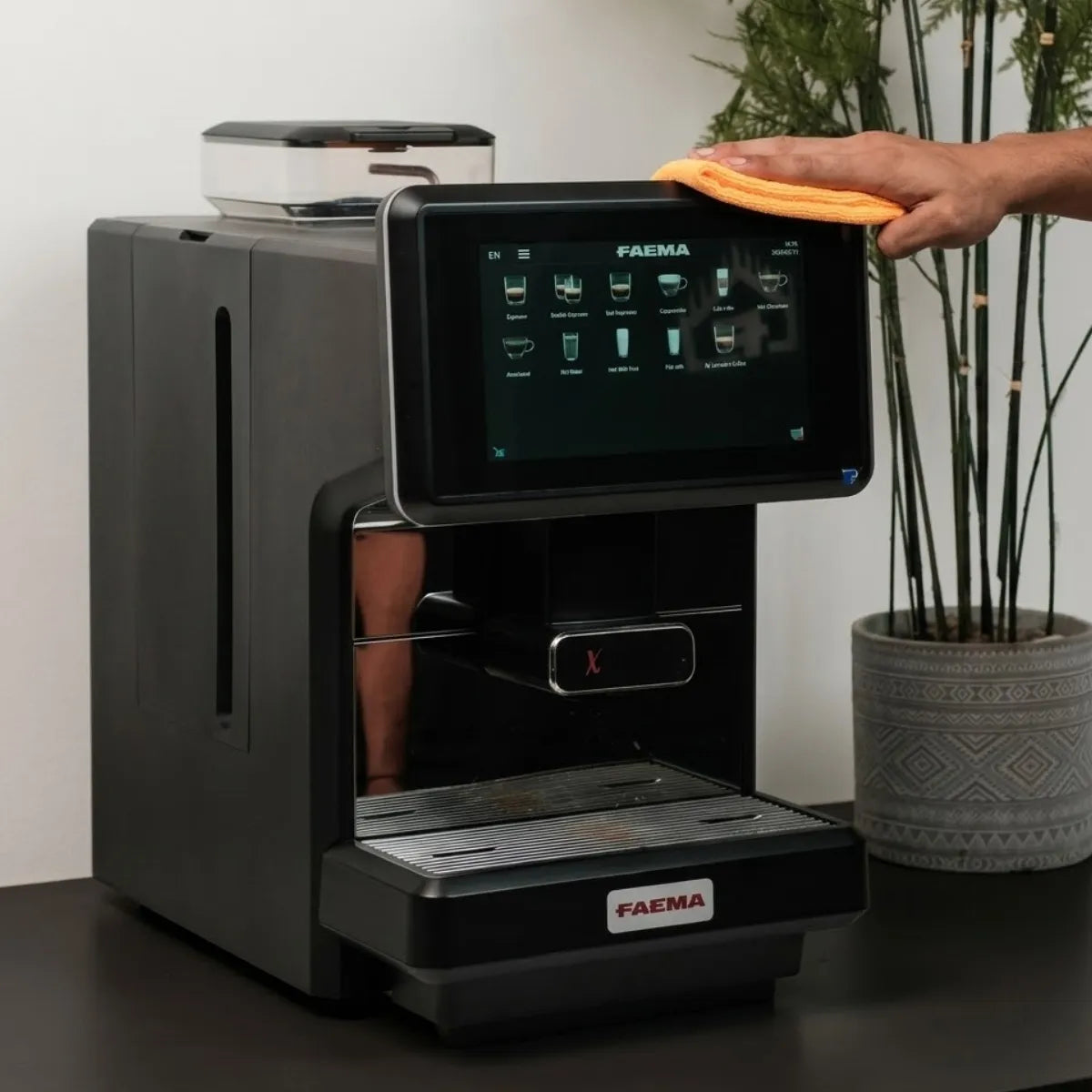 Faema XCompact Espresso Machine - Bean to Cup + 80 Cups per Day - Espresso Machine - Prime Coffee Suppliers