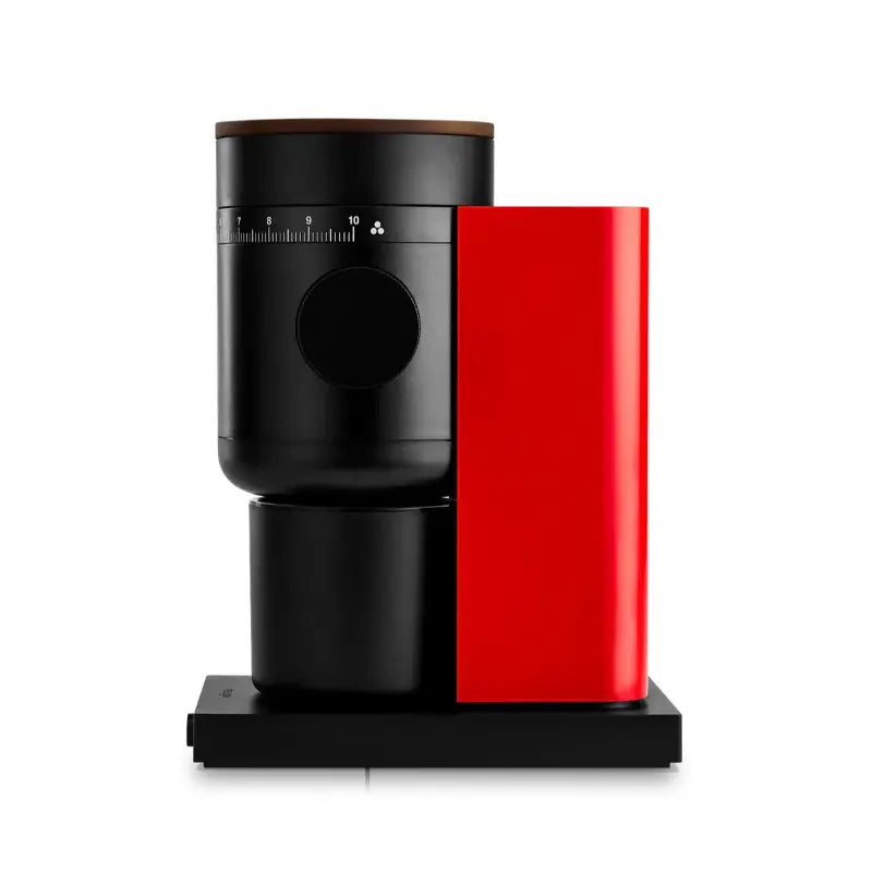 Fellow Opus 2 Conical Burr Grinder - 48mm Cherry Red & Walnut