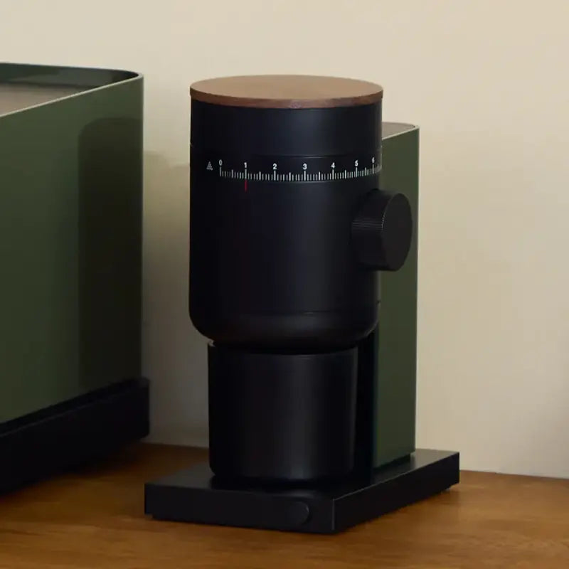 Fellow Opus 2 Conical Burr Grinder - 48mm Woodland Green & Walnut