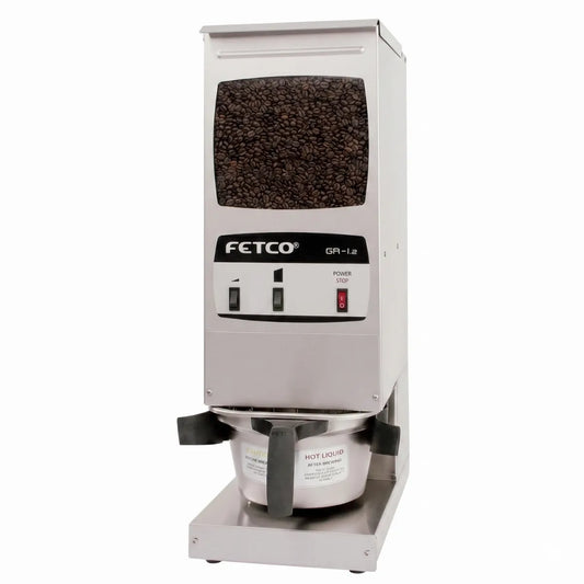 FETCO GR-1.2/GR-1.3 Espresso Grinder - Single Hopper 2 Switch CE & 3 Switch CE - Espresso Grinder - Prime Coffee Suppliers