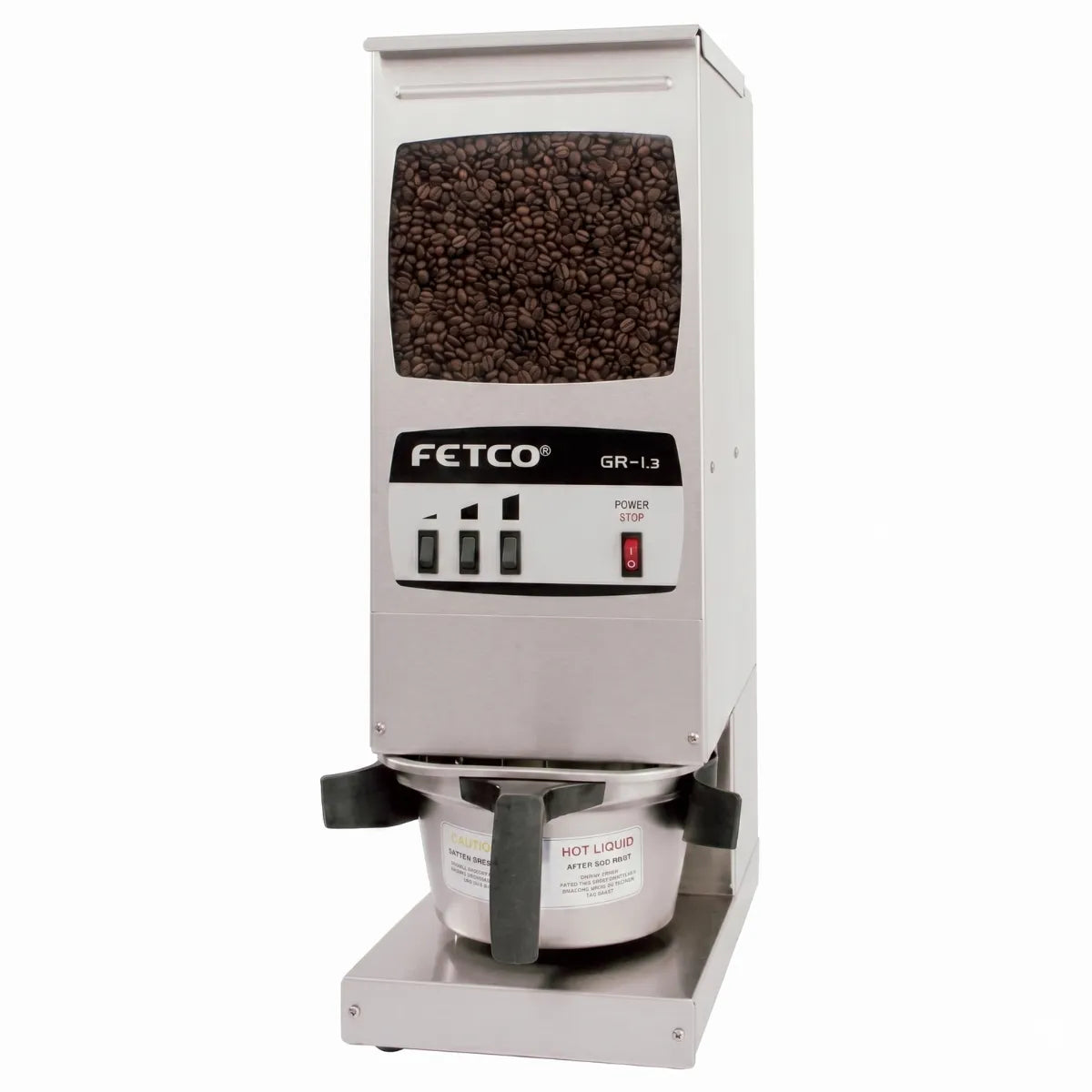 FETCO GR-1.2/GR-1.3 Espresso Grinder - Single Hopper 2 Switch CE & 3 Switch CE - Espresso Grinder - Prime Coffee Suppliers