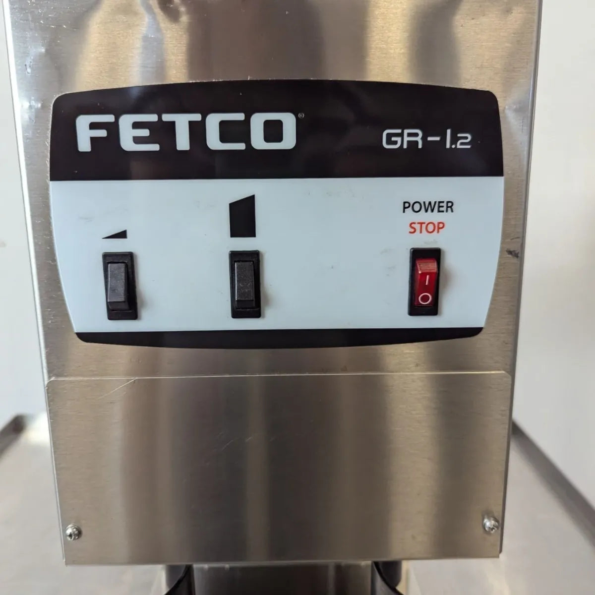 FETCO GR-1.2/GR-1.3 Espresso Grinder - Single Hopper 2 Switch CE & 3 Switch CE - Espresso Grinder - Prime Coffee Suppliers