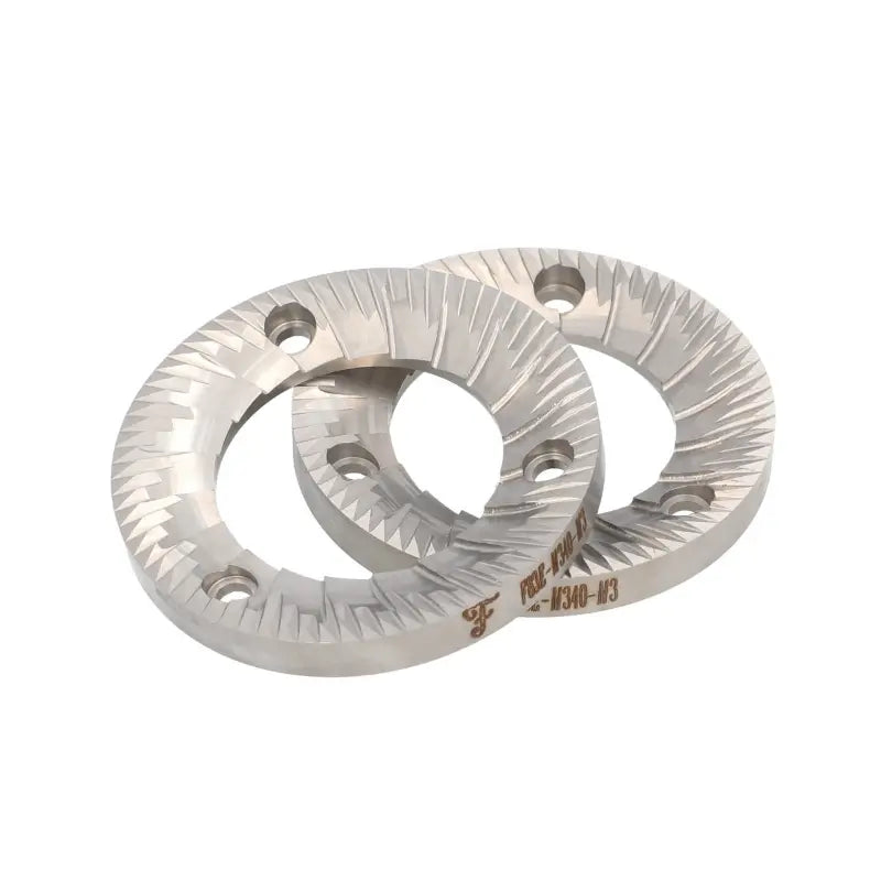 Fiorenzato F83E Grinder M340 Steel Flat Speed Original Burr Set - 83mm