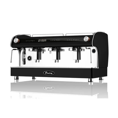 Fracino Romano Electronic Espresso Machine - Advanced LED Controls Black 3 Groups