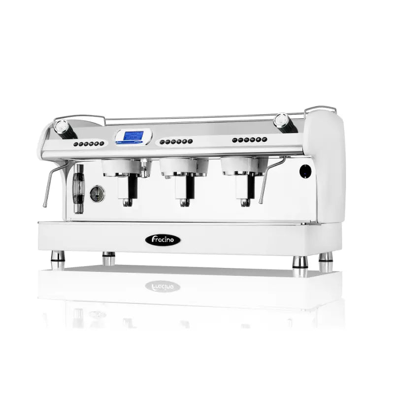 Fracino Romano Electronic Espresso Machine - PID version 3 Group White