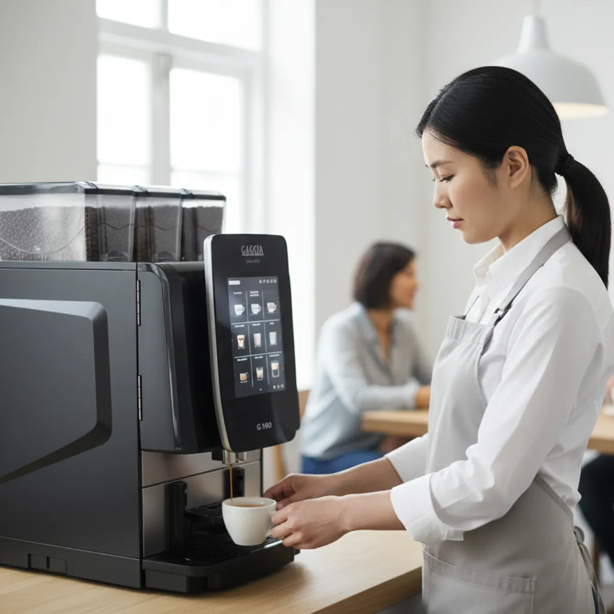 Gaggia Milano G100 Compact Bean-to-Cup Coffee Machine - Dual Blend Capability