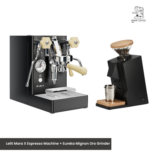 Home Bundle Kit - Lelit Mara X 1 group Espresso Machine & Eureka Mignon Oro Grinder
