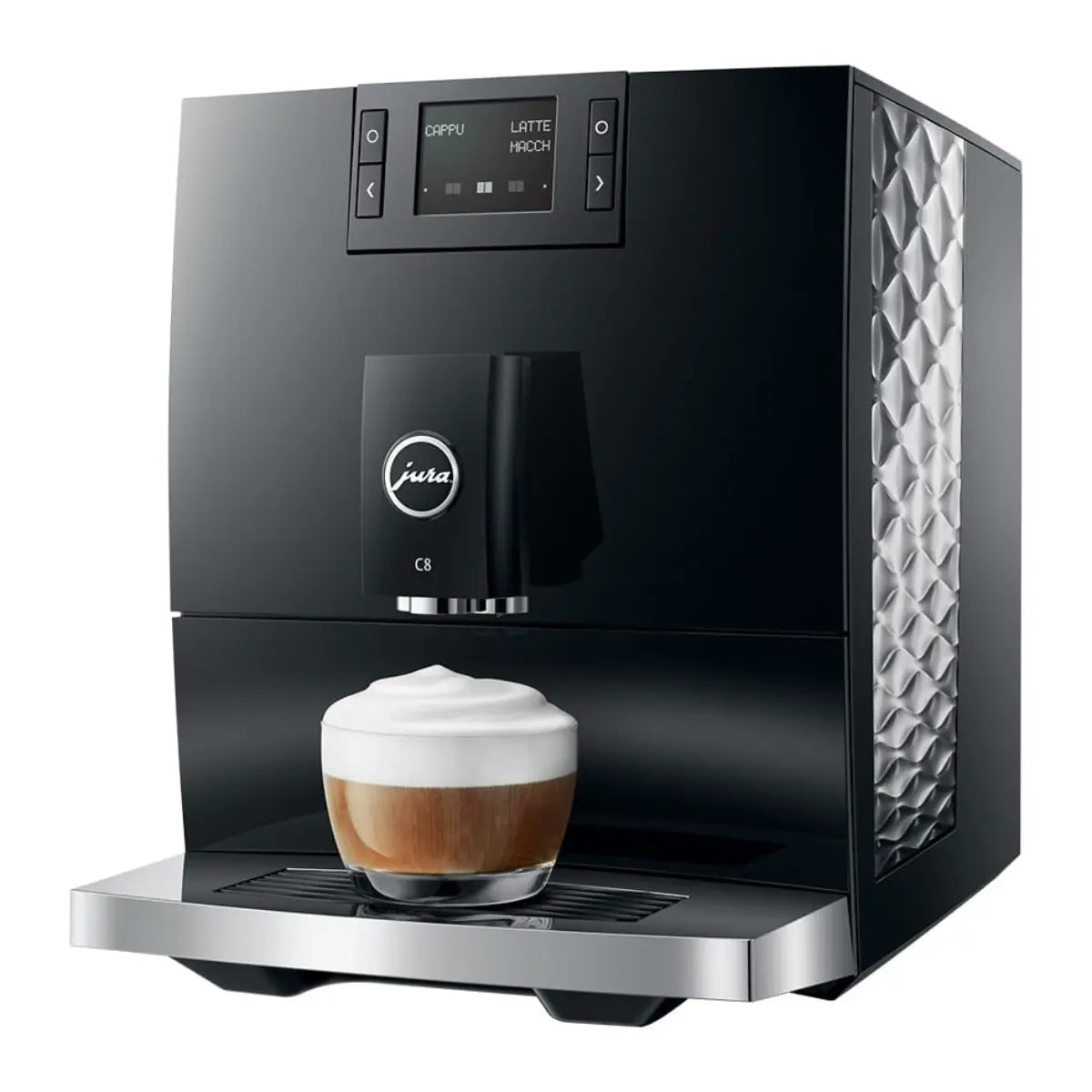 JURA C8 Automatic Espresso Machine - Piano Black