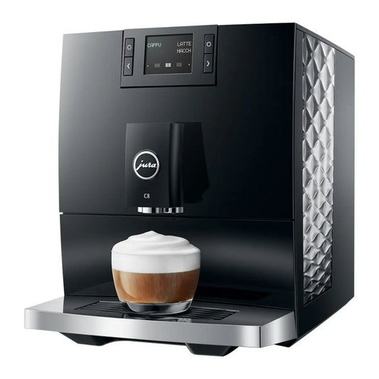 JURA C8 Automatic Espresso Machine - Piano Black
